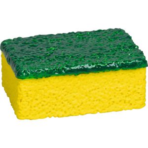 Radiergummi Brunnen 3D Schwamm, gelb/grün