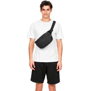 Produktbild für Bauchtasche Pacsafe Vibe 100, aus recyceltem PET, schwarz