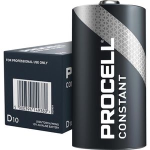Procell Batterien Constant D, Mono, R20, LR20, 1,5 V, 10 Stück , 10 Stück