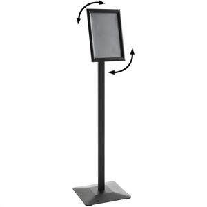 Produktbild für Infoständer Böttcher-AG Flex aus Aluminium, schwarz, A4
