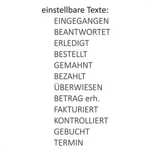 Produktbild für Datumstempel Colop Classic 2000/WD, schwarz, selbstfärbend