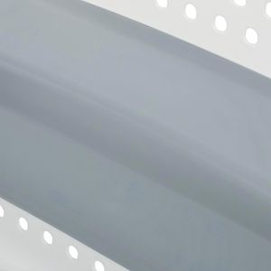 Produktbild für Wäschekorb Relaxdays grau, faltbar, mit 2 Griffen