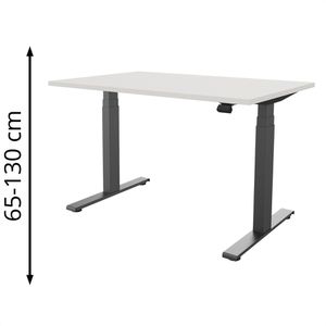 Produktbild für Schreibtisch fm-Büromöbel fouraction weiß / anthrazit