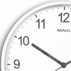 Produktbild für Wanduhr Maul Maulsprint, Kunststoff, analog, Funkuhr