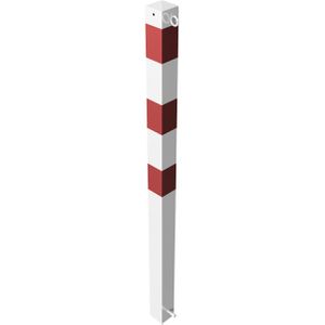 Produktbild für Absperrpfosten Schake 470B/2, 2 Ösen, rot/weiß, aus Metall