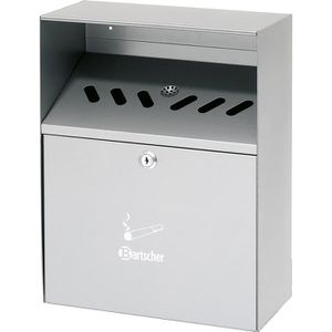 Produktbild für Aschenbecher Bartscher 860001, silber, Outdoor, mit Dach