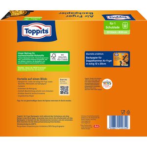 Produktbild für Backpapier Toppits für Heißluftfritteusen, Ø 20cm