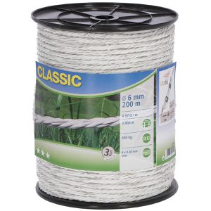 Weidezaunseil Kerbl Classic 449110, Ø 6 mm mit 6 Leiter