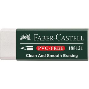 weiß Faber-Castell 188121 Radierer 7081 N PVC-Free Kunststoff 