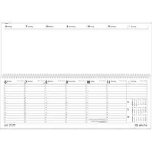 Produktbild für Tischkalender Zettler 126, Giganta XXL, Jahr 2026
