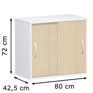 Produktbild für Schiebetürenschrank Geramöbel Flex 381501-AW, abschließbar