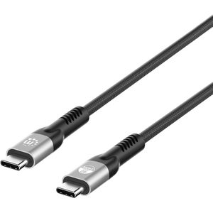 Produktbild für Ladekabel Manhattan 356374 Thunderbolt 4, schwarz, 1 m