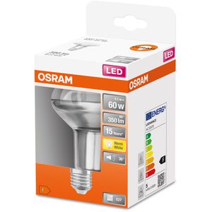 Produktbild für LED-Lampe OSRAM Star R80, E27