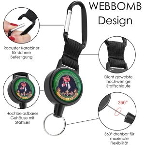 Produktbild für Schlüsselanhänger Webbomb Caudata 6628