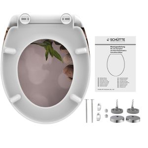 Produktbild für WC-Sitz Schütte Stone Pyramid 82380, oval, aus Duroplast