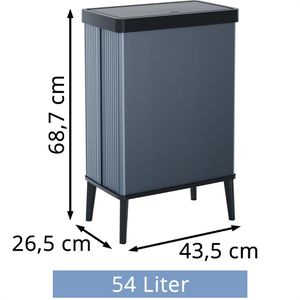 Produktbild für Mülleimer Curver Verto High, blau