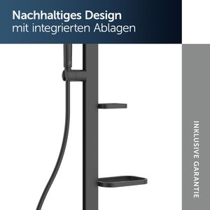 Produktbild für Duschsystem Ideal-Standard Ceratherm Alu+ BD584XG, schwarz