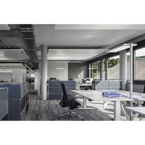 Produktbild für Stehlampe Waldmann Lavigo VTL, LED, weiß, 203,5 cm