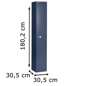 Produktbild für Spind Bisley CLK-121, blau