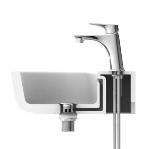 Produktbild für Waschtischarmatur Schütte Boston 33210, verchromt
