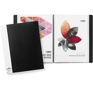 Produktbild für Sichtbuch Durable 2425-01, Duralook, aus PP, A4