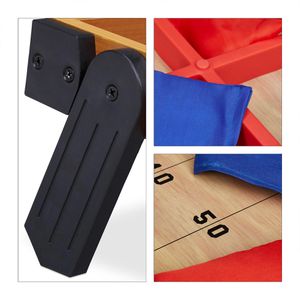 Produktbild für Wurfspiel Relaxdays 2-in-1 Cornhole &amp; Tic Tac Toe