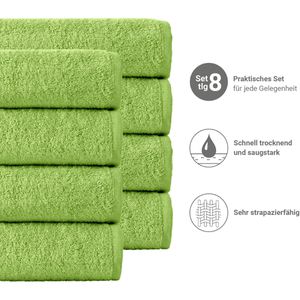 Produktbild für Handtuch NatureMark Frottier, apfelgrün, 50 x 100 cm