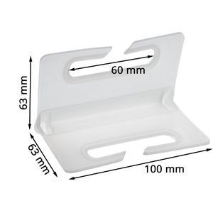 Produktbild für Kantenschutzwinkel Böttcher-AG 101 x 60/60mm