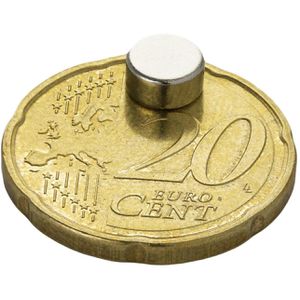 Produktbild für Magnete Böttcher-AG N45, silber, Neodym Magnet