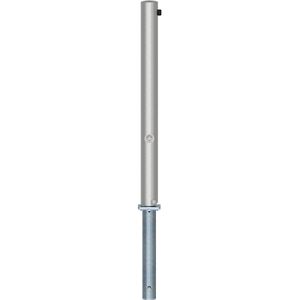 Produktbild für Absperrpfosten Schake 4072FUH, silber, aus Edelstahl