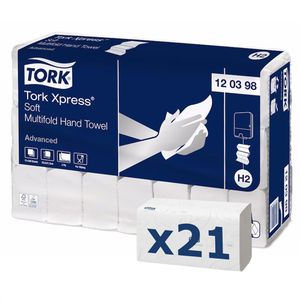 Papierhandtücher Tork Xpress Advanced, 120398, H2, 2-lagig