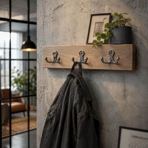 Produktbild für Garderobenhaken SO-TECH Mareen, 123731, chrom dunkel