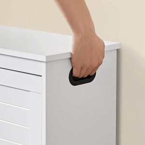 Produktbild für Schuhbank Vasagle LHS120T10, weiß, aus Holz