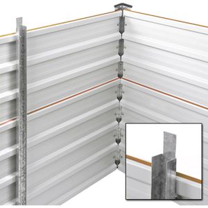 Produktbild für Hochbeet DEMA Rosendaal, aus verzinktem Metall