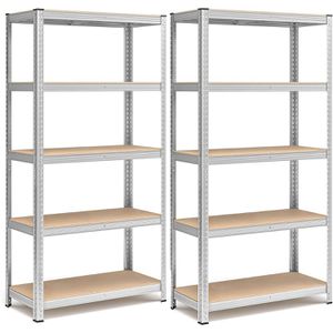 Produktbild für Schwerlastregal Songmics 5 Holzböden