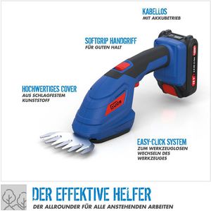 Produktbild für Grasschere Güde GPS 18-201-05, 58404, Akku
