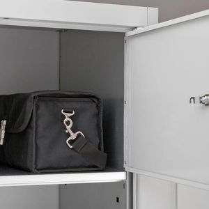 Produktbild für Werkzeugschrank Mauser MKSTM12/5/19E4, aus Metall, lichtgrau