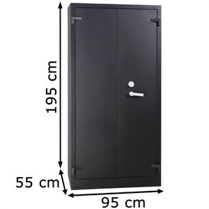 Produktbild für Aktenschrank G-Office FSC.1995, aus Metall, feuerfest