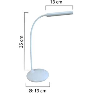 Produktbild für Schreibtischlampe Unilux Nelly, weiß, LED, dimmbar