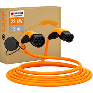 Produktbild für Elektroauto-Ladekabel Lapp Helix Mode 3, IP55, 3 m