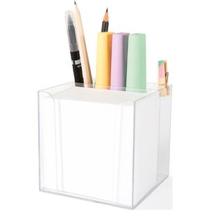 Zettelbox Folia 9906, glasklar, 9,5 x 9,5 cm