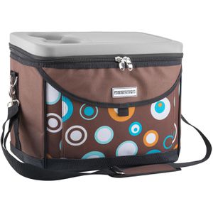 Produktbild für Kühltasche anndora TW-1885-169, braun, faltbar