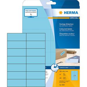 Universaletiketten Herma 5060 Special, blau