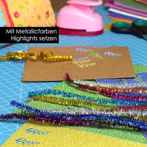 Produktbild für Pfeifenreiniger OfficeTree 7651 Chenilledraht