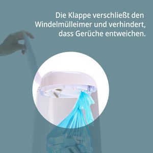 Produktbild für Windeleimer Angelcare Dress-Up XL, 35 Liter