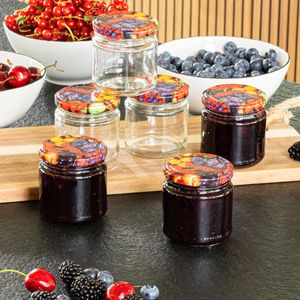 Produktbild für Einmachglas Böttcher-AG Obstdekor, mit Schraubdeckel