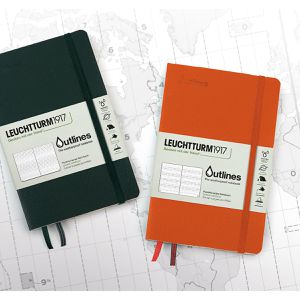 Produktbild für Notizbuch Leuchtturm1917 Outlines, wasserabweisendes Softcover