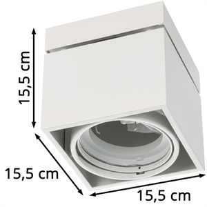Produktbild für Deckenstrahler SLV Kardamod, weiß mit GU10-Fassung