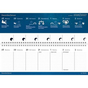 Produktbild für Mondkalender Korsch 311127, Tischquerkalender, Jahr 2027