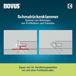 Produktbild für Tackerklammern Novus-Tools 4/26 V2A, 26mm